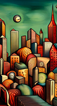 a mad
                  metropolis of fruits and cheeses